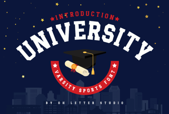 University Font